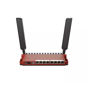 Router wireless Mikrotik L009UiGS-2HaxD-IN Gigabit Ethernet single-band (2,4 GHz) vermelho
