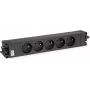 Base de distribuição de energia Bachmann STEP BASE 5xUTE 906.320 – módulo de tomadas 5 vias