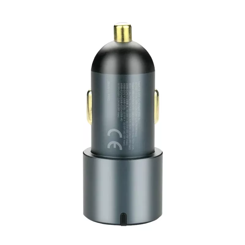 Carregador de automóvel everActive CC-40Q QC3.0 60W, adaptador USB para carregar dispositivos móveis