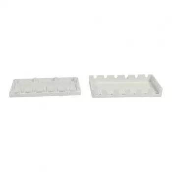 Synergy21 keystone, suporte de módulos, patch panel para 6x módulos TP, sobrepor, branco (ABS)