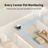 Enabot ROLA Mini robô companheiro para animais de estimação, laser, 5000 mAh, branco/preto