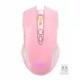 Rato gaming Onikuma CW905 rosa 2.4G sem fios