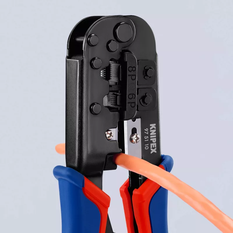 Alicate de cravar cabos Knipex 97 51 10 SB