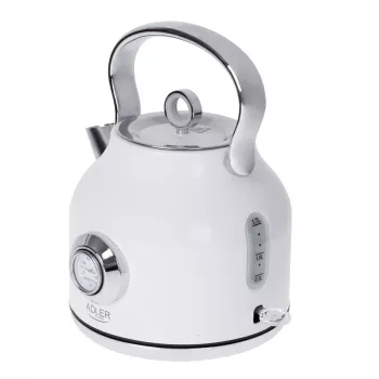 Chaleira elétrica Adler 1,7 l 2200 W metallic white