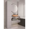 Armário alto para casa de banho com cesto Top E Shop NEL IV Kaszmir