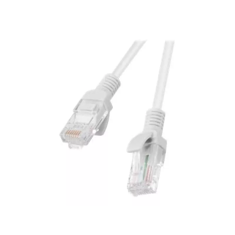 Cabo de rede LANBERG PCU6-10CC-0150-S Cat6 U/UTP RJ-45 para RJ-45 1,5 m cinzento