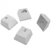 Teclas GLORIOUS GPBT Backlit — PBT branco, layout ANSI