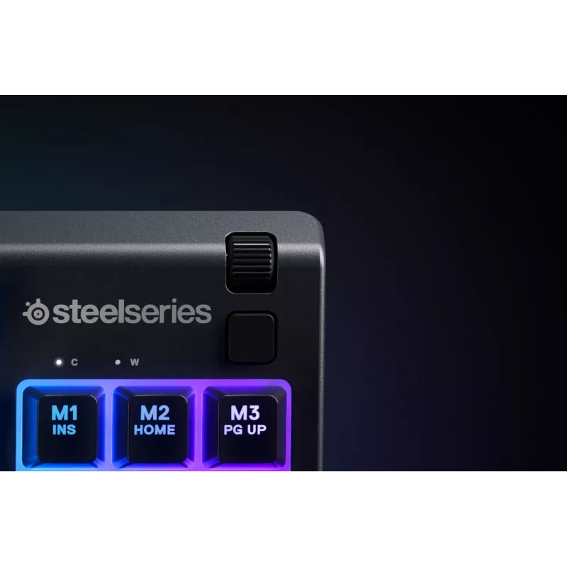 Teclado Steelseries APEX 3 TKL USB QWERTY US English preto