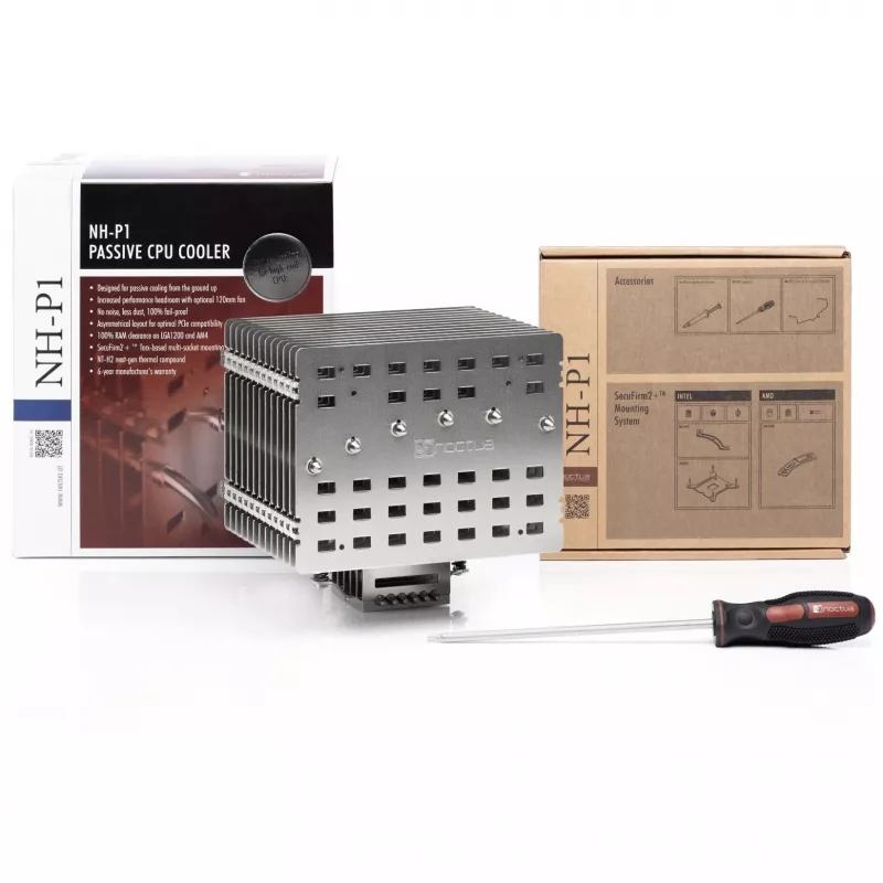 Dissipador/Radiador Noctua NH-P1 alumínio 158x154x152 mm