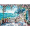 Schmidt Spiele Terrassen am Meer, puzzle de 1000 peças, cena marítima paisagística