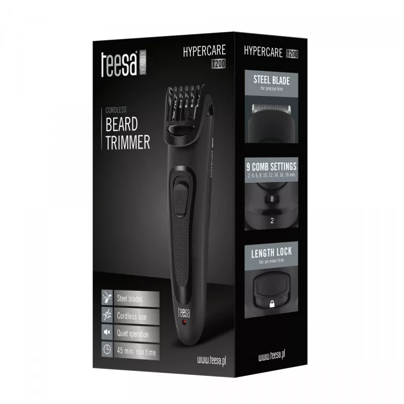 Aparador de corpo HYPERCARE T200 preto