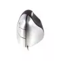 BakkerElkhuizen Evoluent 3, destro, design vertical, laser, USB Type-A, 2600 DPI, preto, prateado