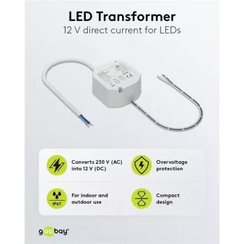 Transformador LED Goobay 12 V/12 W (59575)