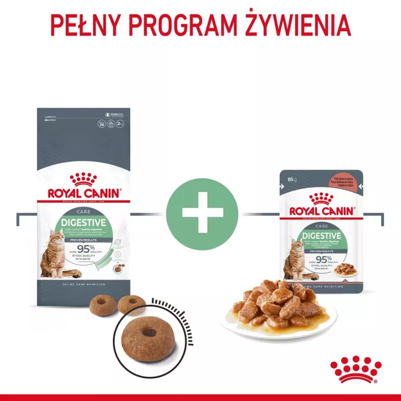 Royal Canin Digestive Care Adult ração seca para gatos, 10 kg, peixe, aves, arroz, legumes
