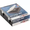 Ansmann Battery Box 48 Caixa de pilhas para 24x AA, 16x AAA e 4x 9V, Preto/Transparente