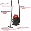 Einhell TC-VC 1930 A aspirador de sólidos e líquidos, vermelho/preto