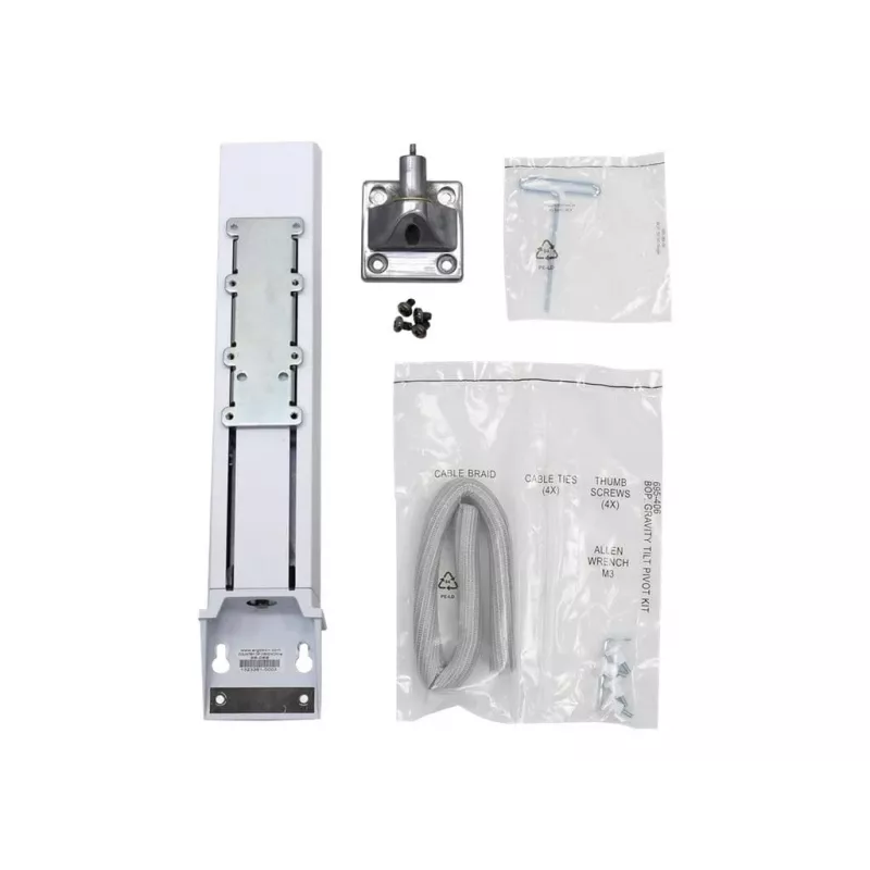 Suporte para monitor Ergotron 98-029 68,6 cm (27 polegadas) metálico branco secretária