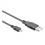 Wentronic goobay - cabo USB 2.0 - USB 2.0 tipo A (M) - Micro-USB 2.0 tipo D (M) - 3 m - preto