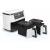 Fritadeira de ar quente Ninja AF400EU Double 9,5 L 2470 W branco, controlos rotativos e táteis