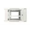 Armário rack de parede Extralink 6U 600x600 AZH cinzento montagem na parede, tipo basculante