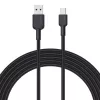Cabo USB-A para USB-C Aukey CB-NAC1, 1 m, nylon entrançado, USB PD 60 W, USB 2.0