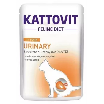 KATTOVIT Feline Diet Urinary frango - comida húmida para gatos - 85 g