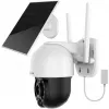 Foscam B4 câmara de segurança IP Wi-Fi para exterior, dome, 4 MP (2560 x 1440), com painel solar, a bateria, rotação e inclinação, zoom digital 6x, branca