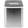 Máquina de gelo portátil Domo DO9253IB — 12 kg/24h, depósito de água de 1,8 l, aço inoxidável