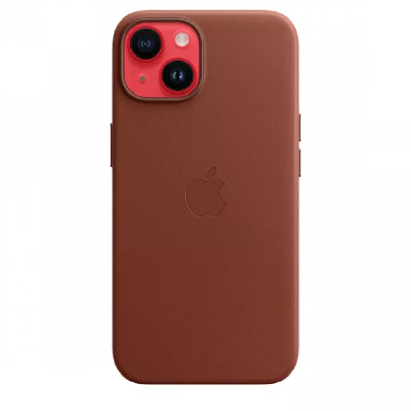 Apple | Capa de pele de 14 com MagSafe | Capa com MagSafe | Apple | iPhone 14 | Pele | Umber