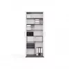 ESTANTE FECHADA OLIV 2D, ANTRACITE/Branco CONJUNTO
