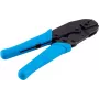 Alicate de cravar para cabos S/CONN 18-01010 preto azul 1 unid.