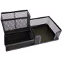 Porta-canetas Forpus FO30612 Metal Preto
