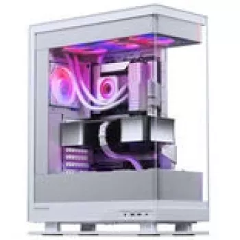 Caixa de PC PHANTEKS Evolv X2 Matrix, Midi-Tower, E-ATX, vidro temperado, Matrix LED – branca