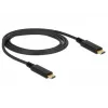 Cabo USB DeLOCK 85531 USB 3.2 Gen 2 1 m USB C preto