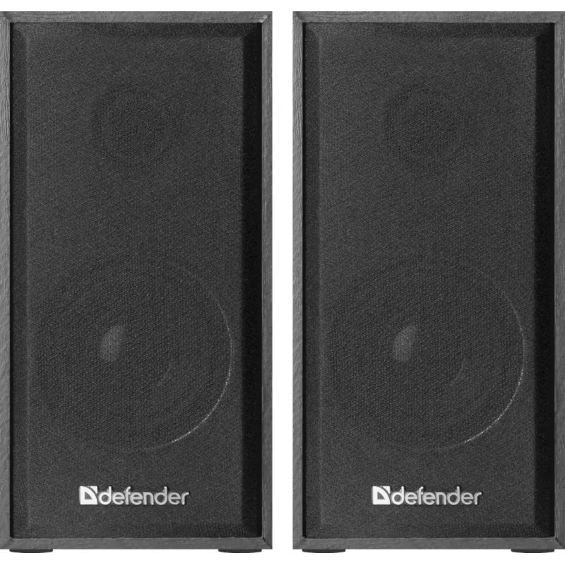Altifalantes de secretária DEFENDER SPK-240 com fios, 2.0, 6 W RMS, alimentação USB, 3,5 mm, preto