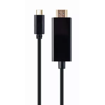 Gembird A-CM-HDMIM-02 cabo USB-C para HDMI, 2 m, 4K 60 Hz, preto