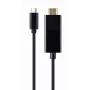 Gembird A-CM-HDMIM-02 cabo USB-C para HDMI, 2 m, 4K 60 Hz, preto