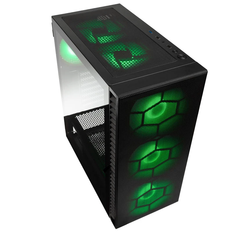 Kolink Observatory HF Plus Mesh ARGB Midi-Tower - preto