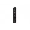 Extensão elétrica Lanberg PS0-05E-0150-BK 1,5 m 5 tomadas AC Interior Preto