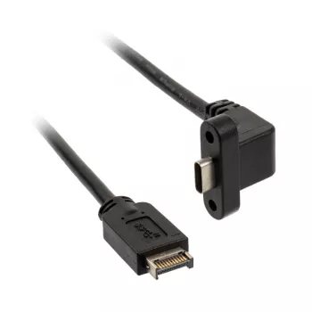 Cabo USB Type-C Streacom ST-USB-E2C-400, USB 3.1 Gen2, 400 mm de comprimento