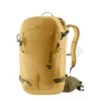 Mochila DEUTER Freerider 24 — 24 L, 970 g, amarela, mochila para esqui de montanha