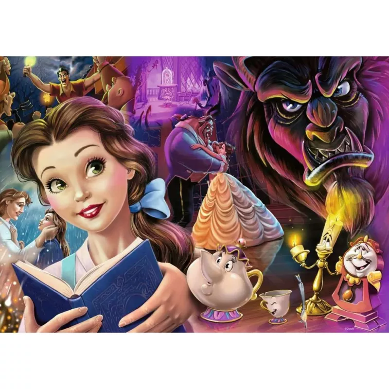 Puzzle Disney Princess Collector's Edition - Belle, a Princesa Disney (1000 peças)