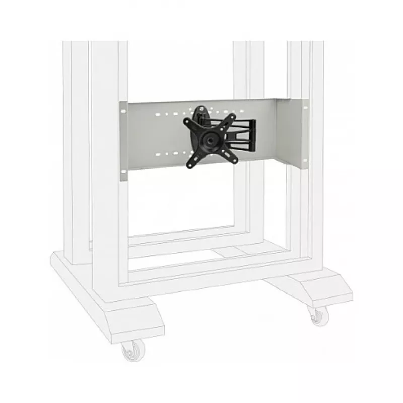 Braço de montagem para ecrã plano DeLOCK 19 polegadas braço para monitor cinzento capacidade de carga 10 kg