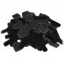 Suporte de parede para cabos em velcro LABEL THE CABLE PRO, conjunto de 50 unid. - preto