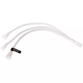 Cabo splitter RGB Alphacool 18726 plástico branco 300 mm
