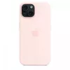 Capa de silicone com MagSafe para iPhone 15 - Rosa-claro