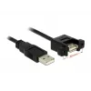 Cabo USB DeLOCK 1m 2xUSB2.0-A