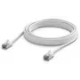 Cabo de rede Ubiquiti UACC-Cable-Patch-Outdoor-C6A-5M-W Cat6a 5m branco