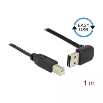 Cabo USB DeLOCK 85558 USB 2.0 1 m USB A USB B preto