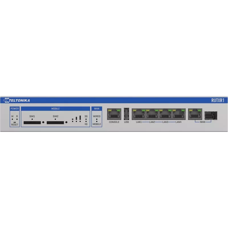 Router Teltonika RUTXR1 Enterprise Rack-mount SFP/LTE
